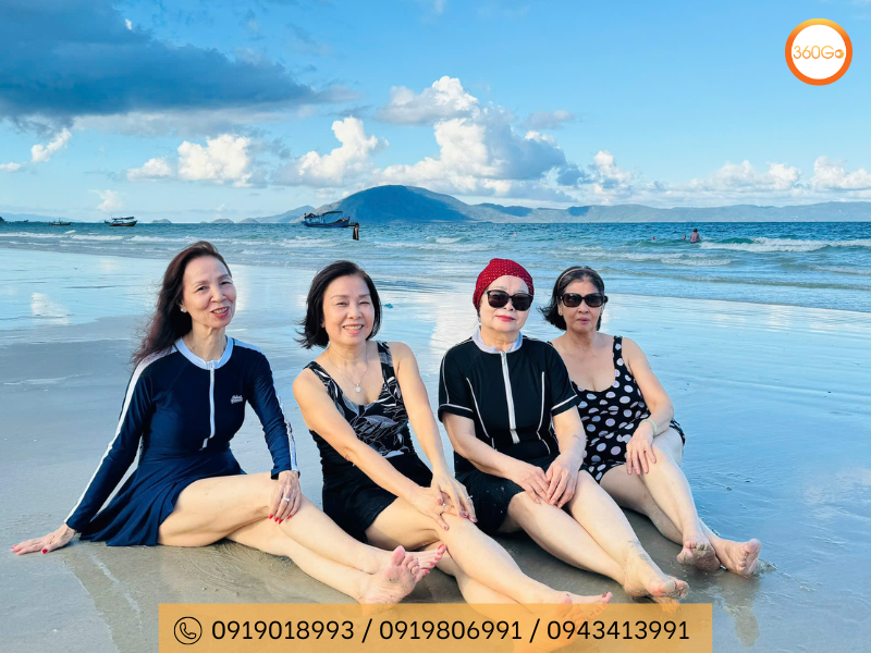 Bãi biển tại TTC Van Phong Bay Resort - Du lịch 360Go